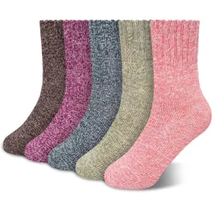 5 Pack Wool Winter Cozy Socks – Durable and Stylish