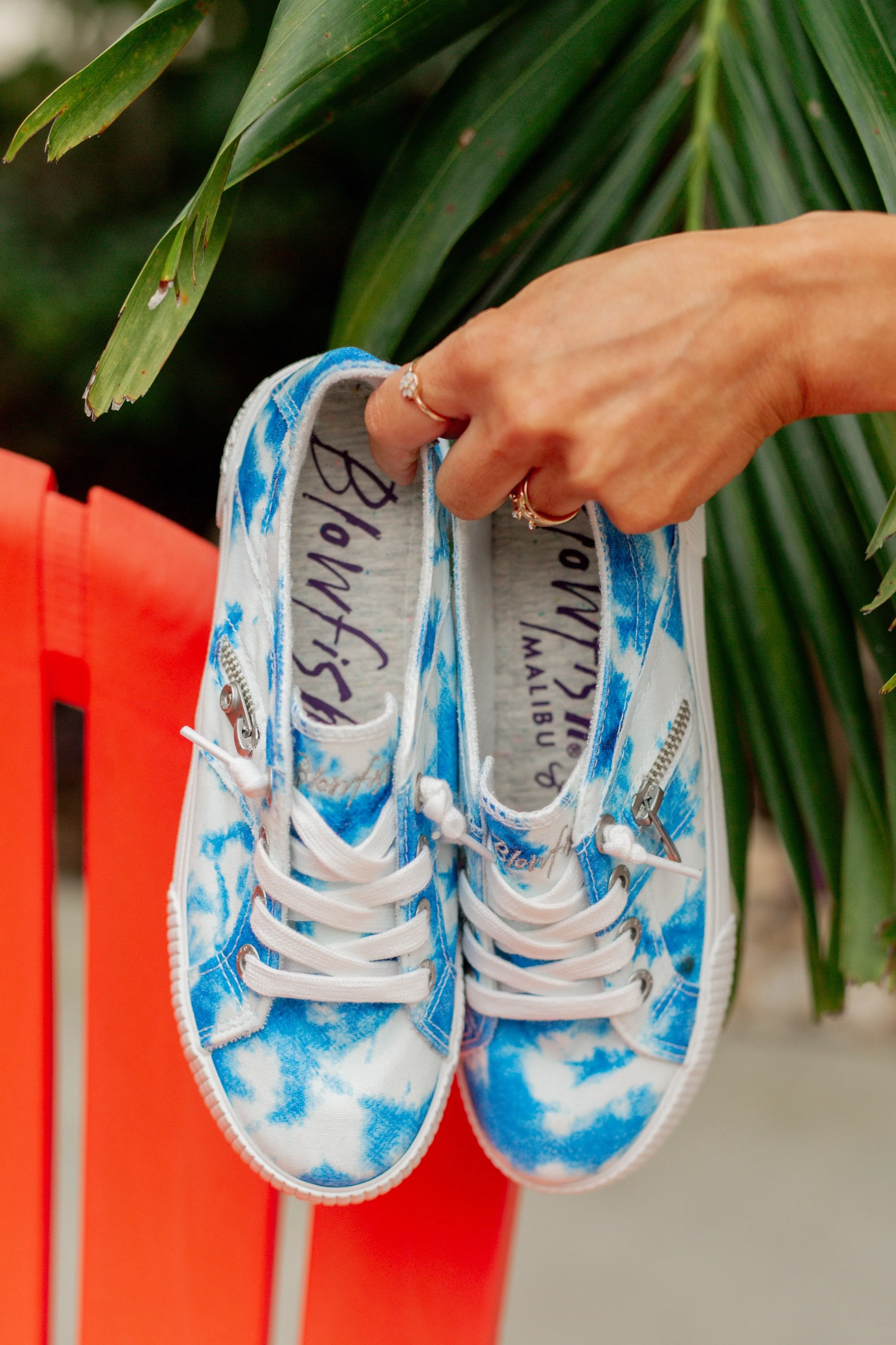 Blowfish Fruit Sneakers- Off White Saltwater Canvas