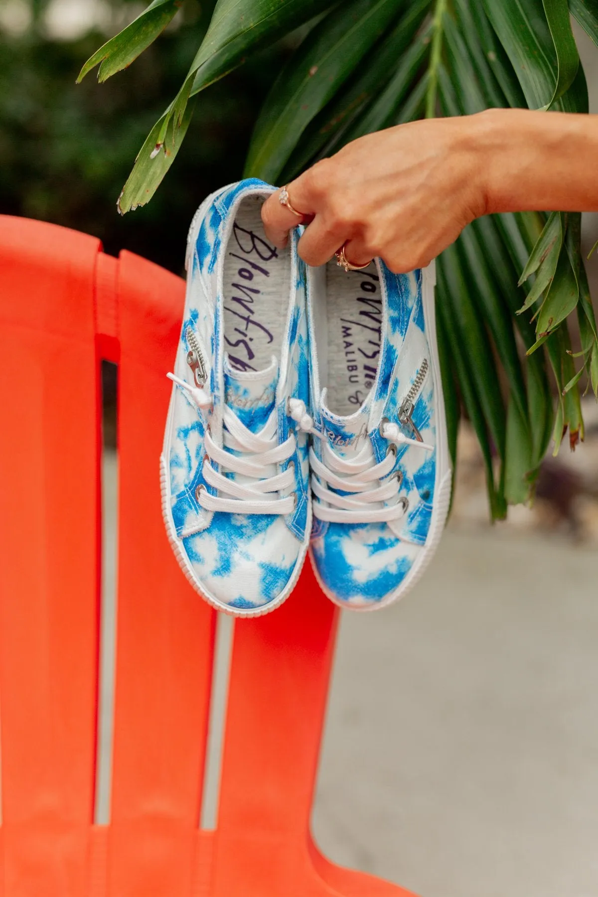 Blowfish Fruit Sneakers- Off White Saltwater Canvas