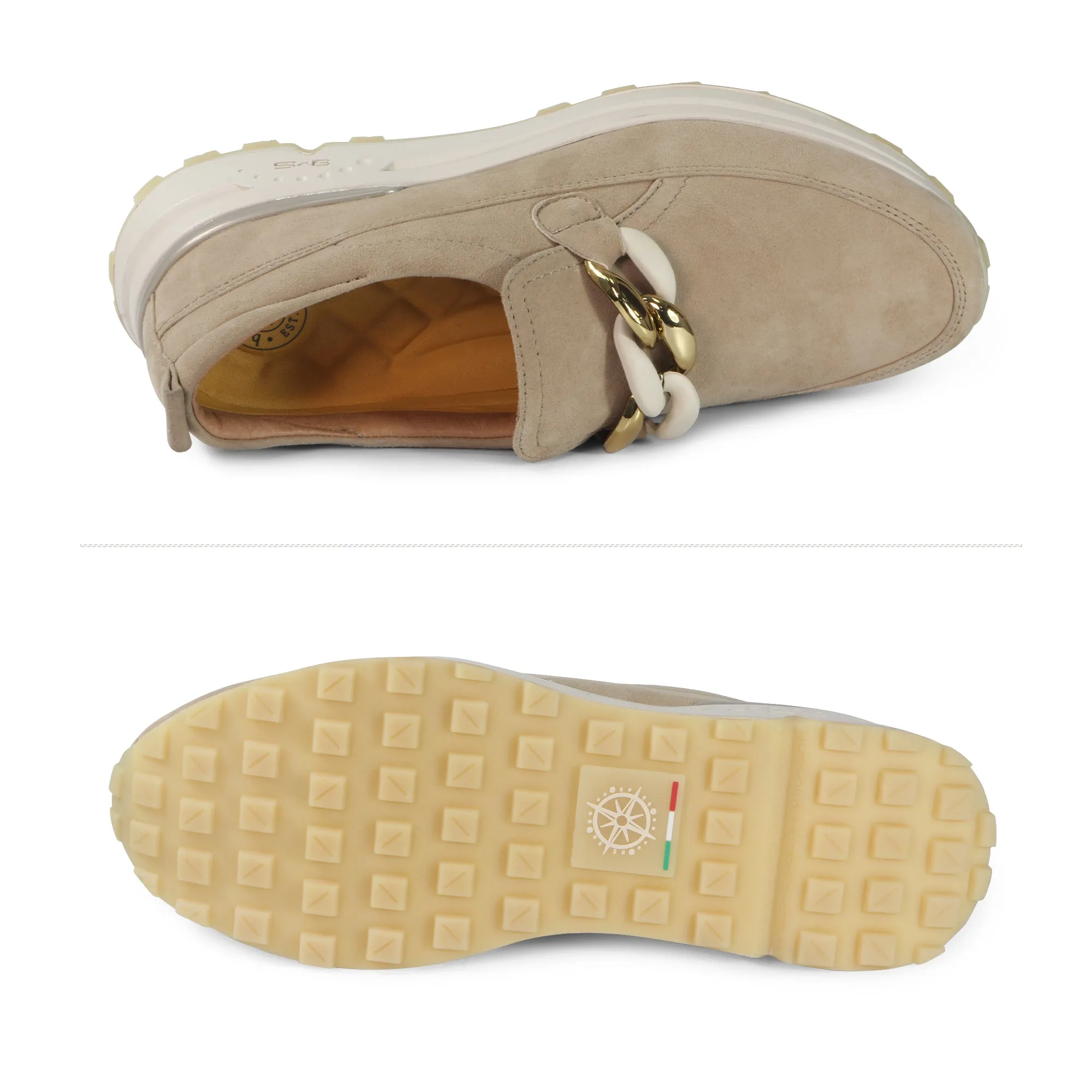 BMS Chain Link Loafers (Sand)