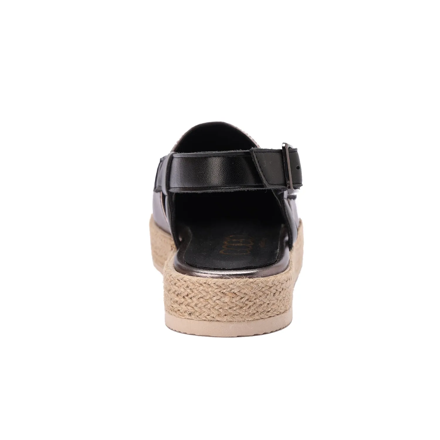 Buckled Strap Espadrille Clog - oxidi