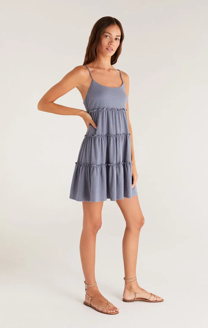 Carina Dress-Indigo Blue