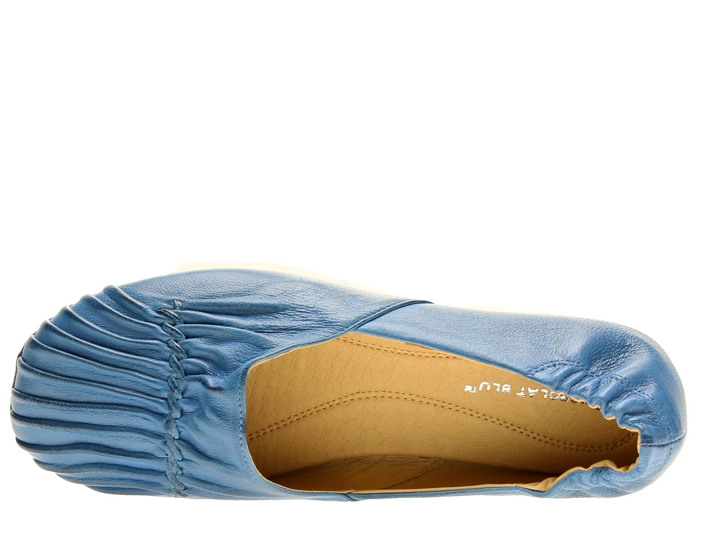 Chocolat Blu Cam2 Pleated Moccasin Flat Women's Shoes