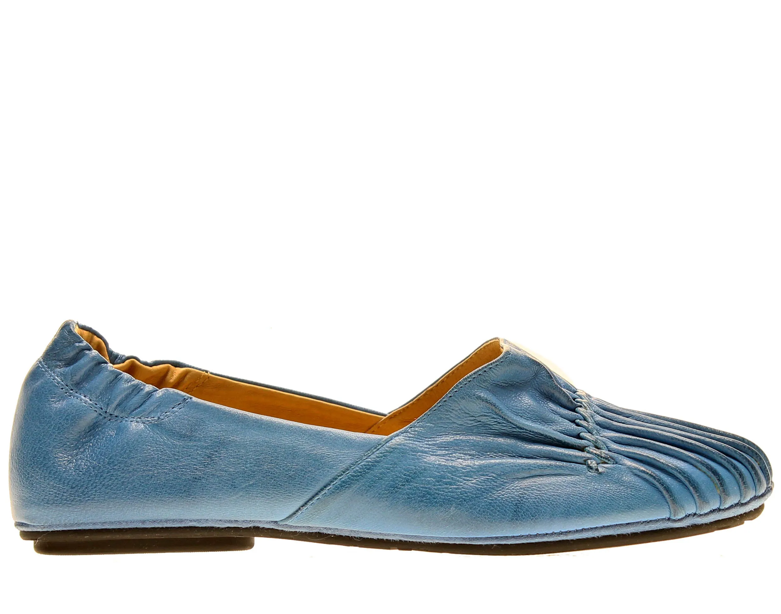 Chocolat Blu Cam2 Pleated Moccasin Flat Women's Shoes