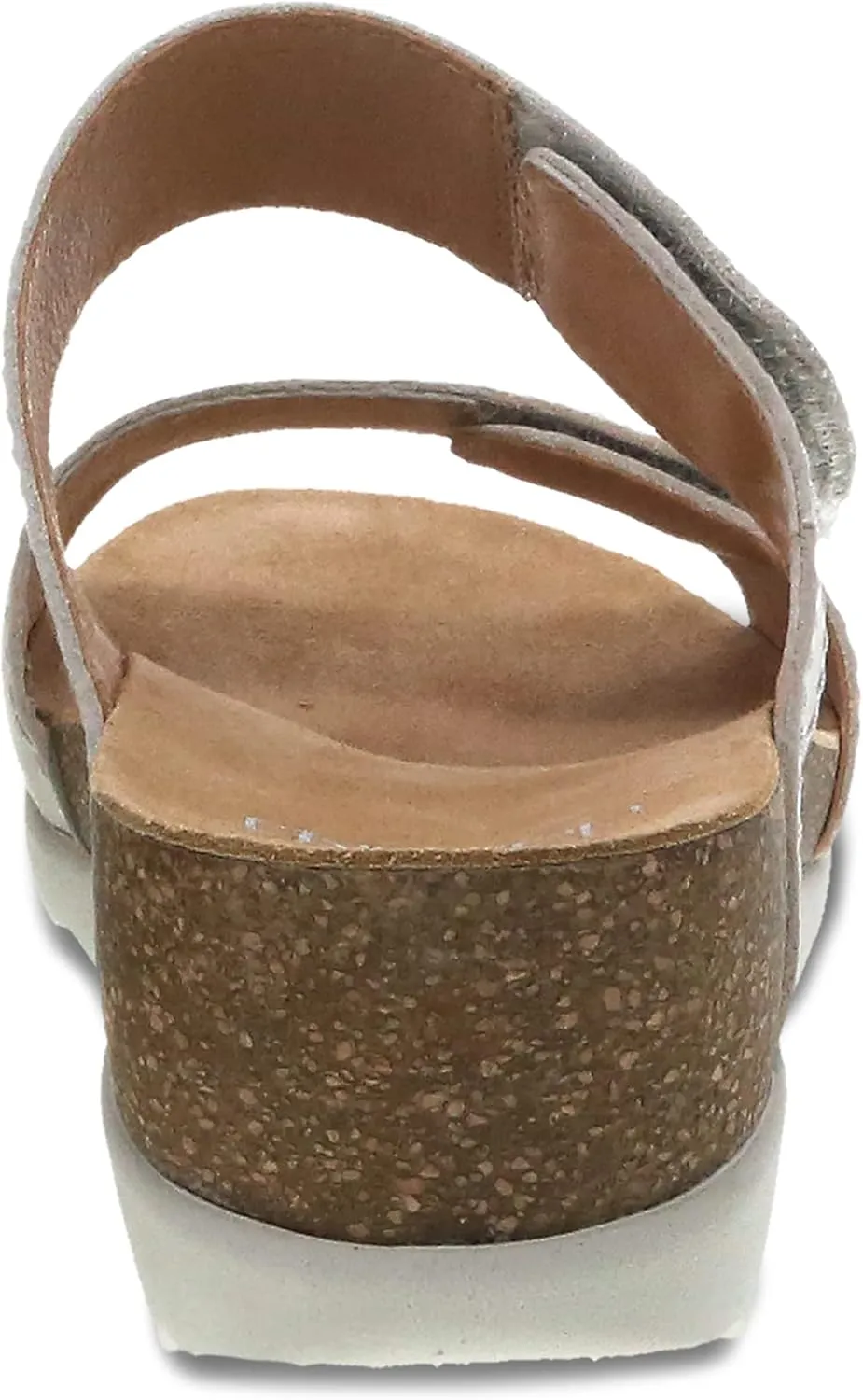 Dansko Maddy Slip-On Wedge Sandal for Women Comfortable Wedge Shoes with Arch Support Fully Adjustable Straps with Hook & Loop ClosureVersatile Casual to Dressy Footwear Lightweight Rubber Outsole
