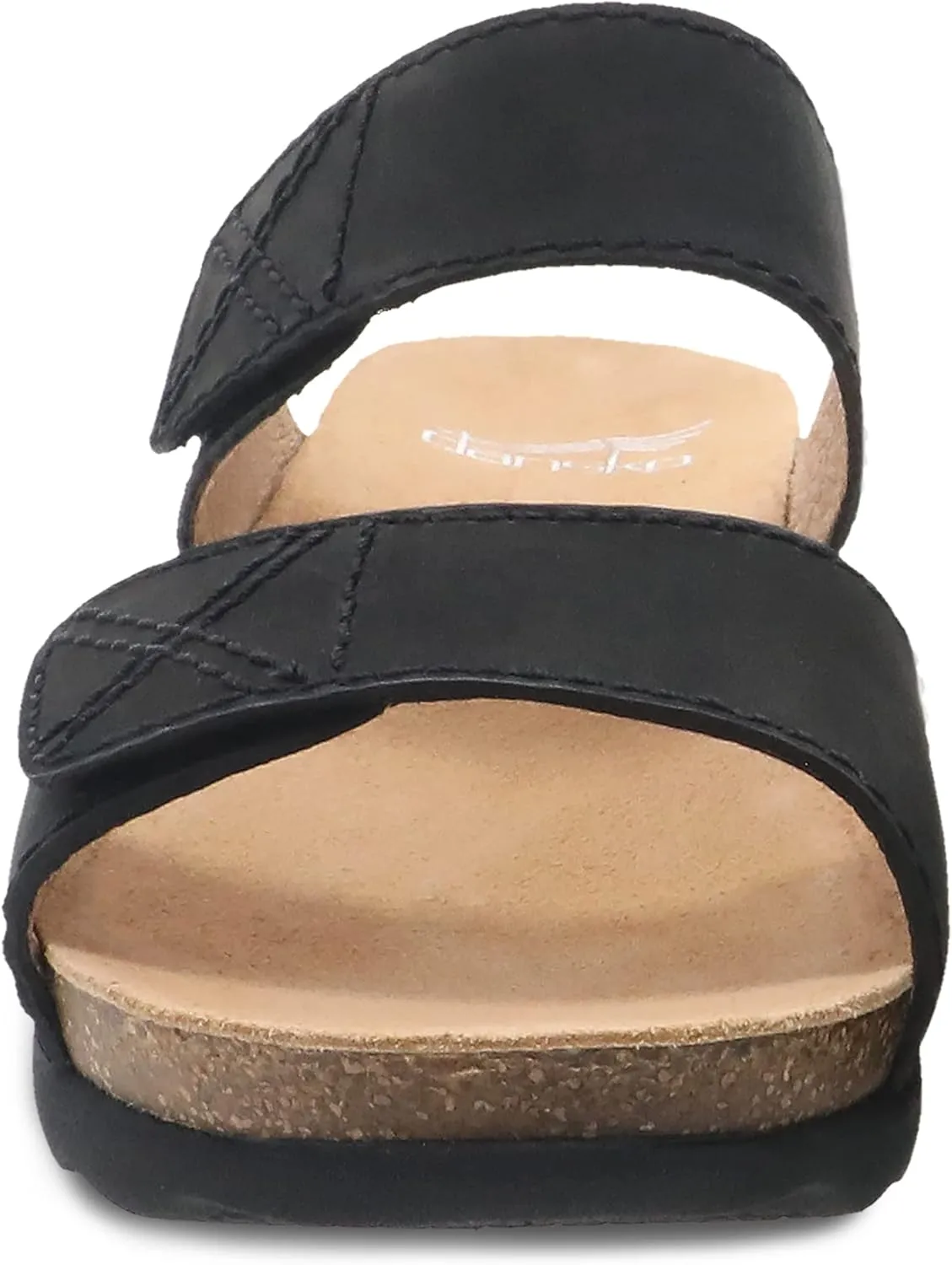 Dansko Maddy Slip-On Wedge Sandal for Women Comfortable Wedge Shoes with Arch Support Fully Adjustable Straps with Hook & Loop ClosureVersatile Casual to Dressy Footwear Lightweight Rubber Outsole