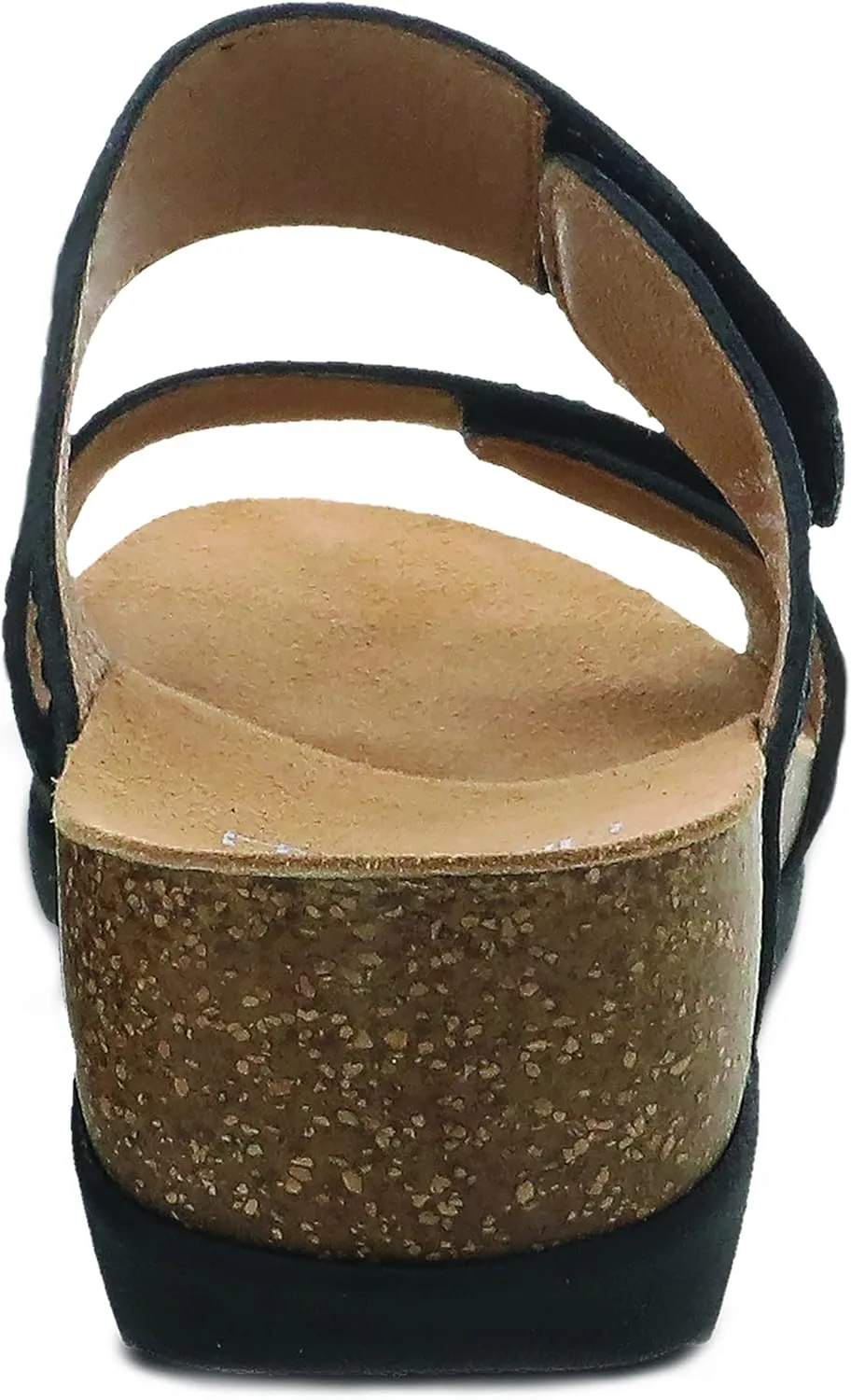 Dansko Maddy Slip-On Wedge Sandal for Women Comfortable Wedge Shoes with Arch Support Fully Adjustable Straps with Hook & Loop ClosureVersatile Casual to Dressy Footwear Lightweight Rubber Outsole
