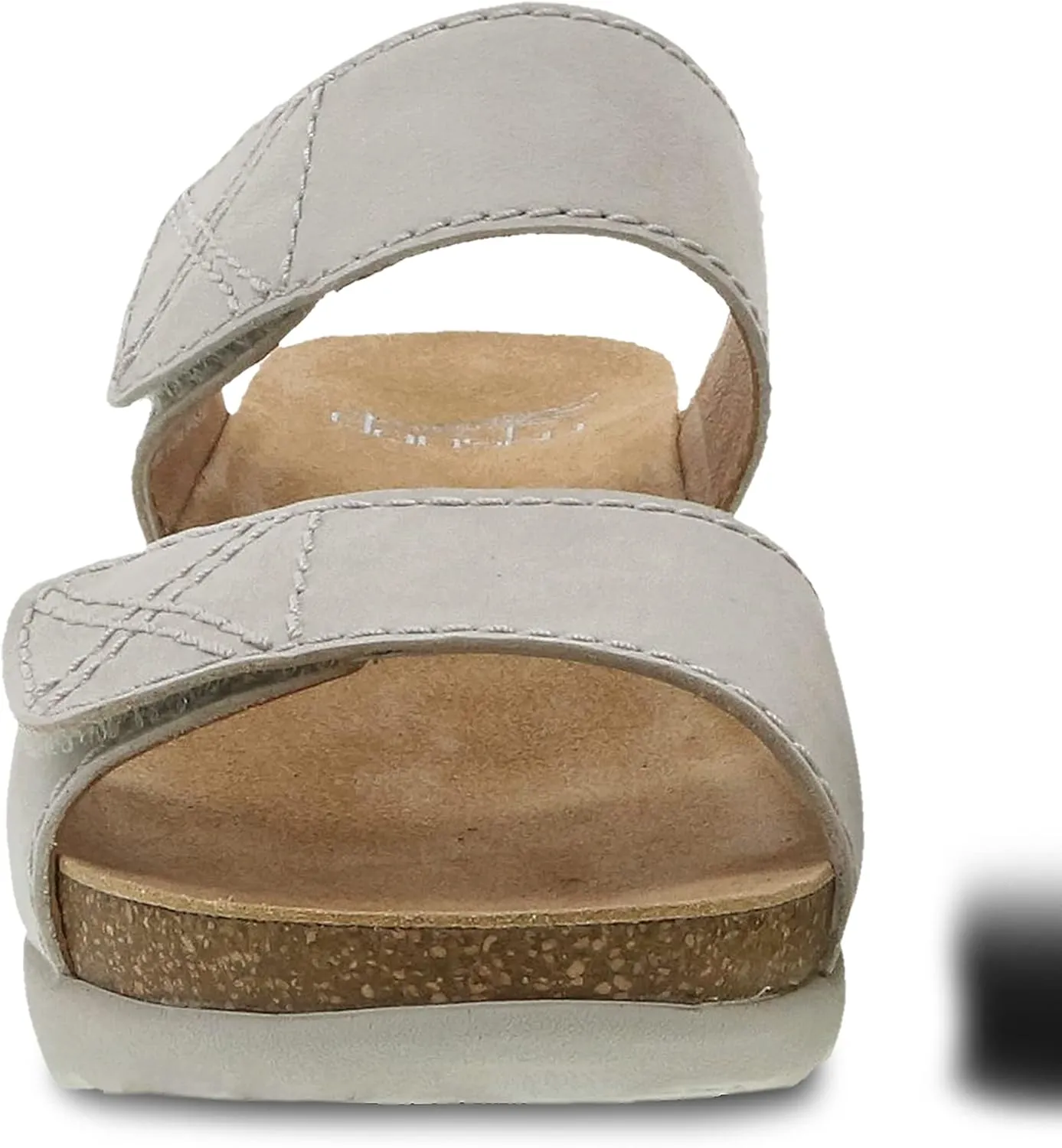 Dansko Maddy Slip-On Wedge Sandal for Women Comfortable Wedge Shoes with Arch Support Fully Adjustable Straps with Hook & Loop ClosureVersatile Casual to Dressy Footwear Lightweight Rubber Outsole