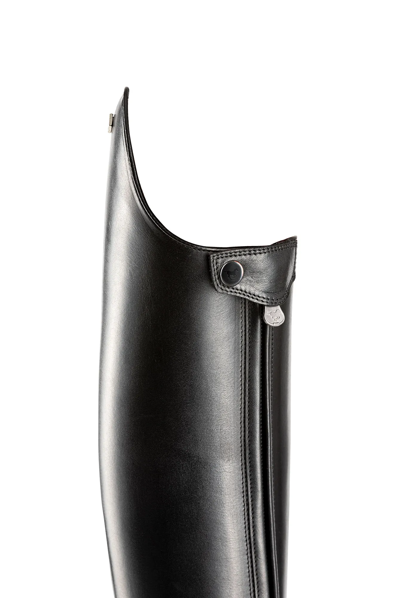 DeNiro Bellini Custom Dressage Boots Wrat Black with Iride Black and Jet Crystals