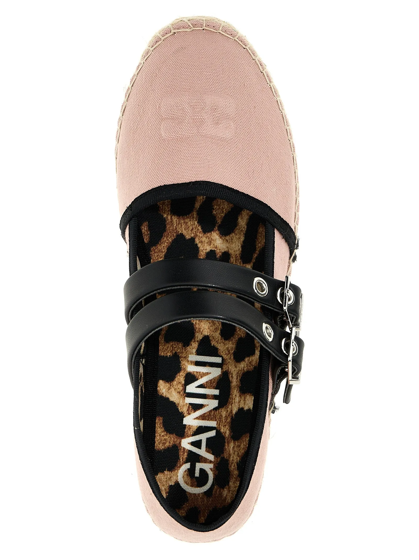 Espadrilles Straps Flat Shoes Rosa