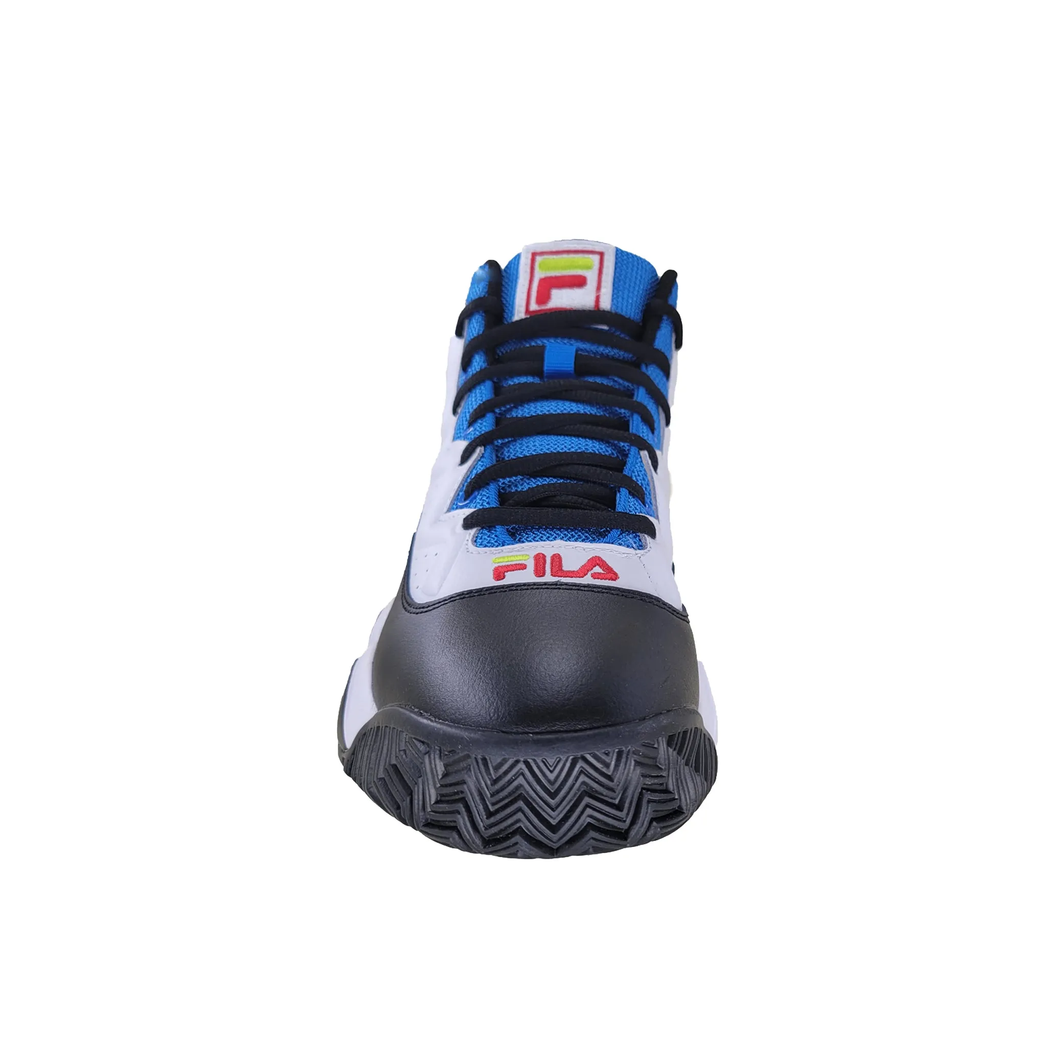 Fila Men's 1BM01080-117 MB Jamal Mashburn White Black Electric Blue Retro Basketball Shoes