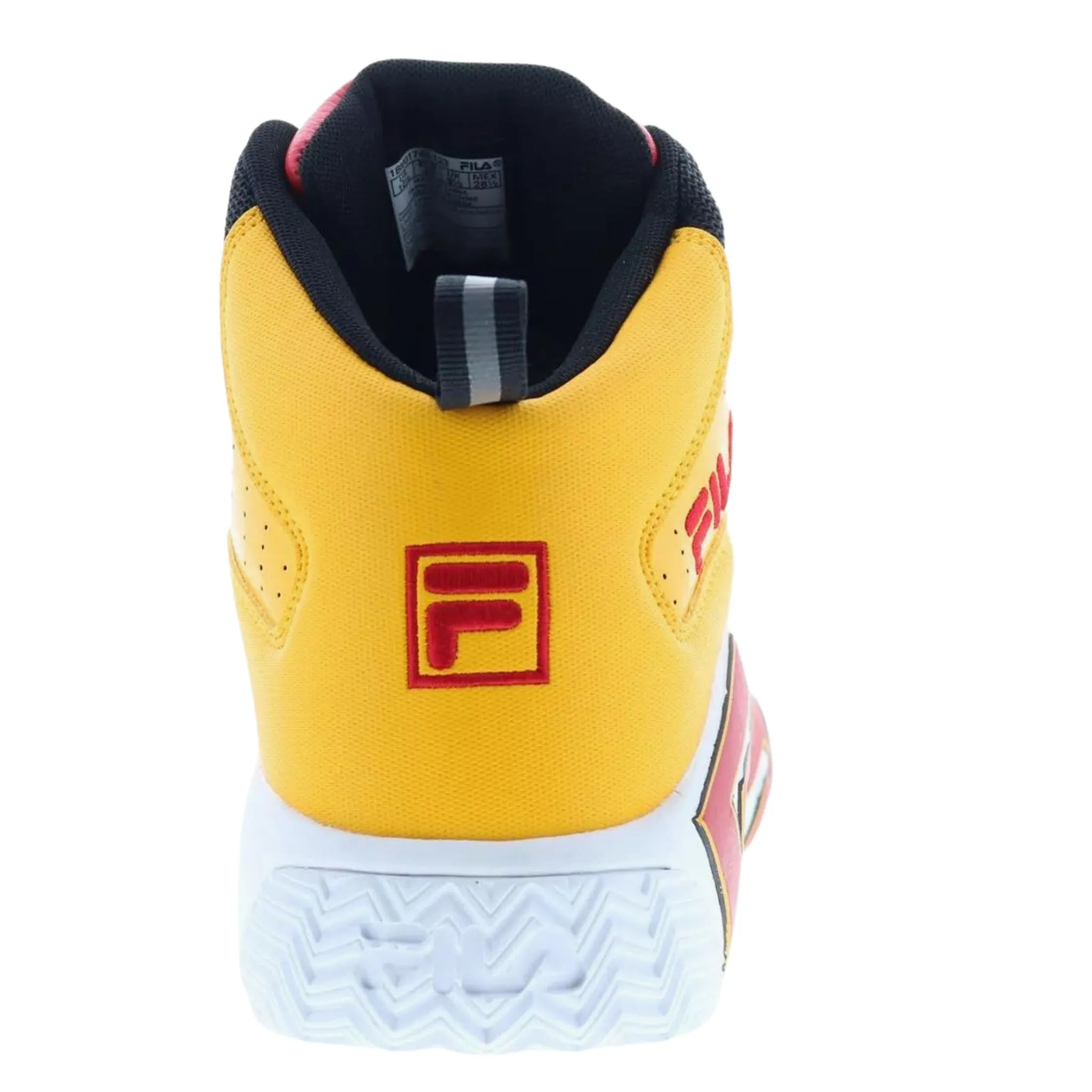 Fila Men's 1BM01746- 123  MB Jamal Mashburn White Gold Fusion Red Retro Basketball Shoes