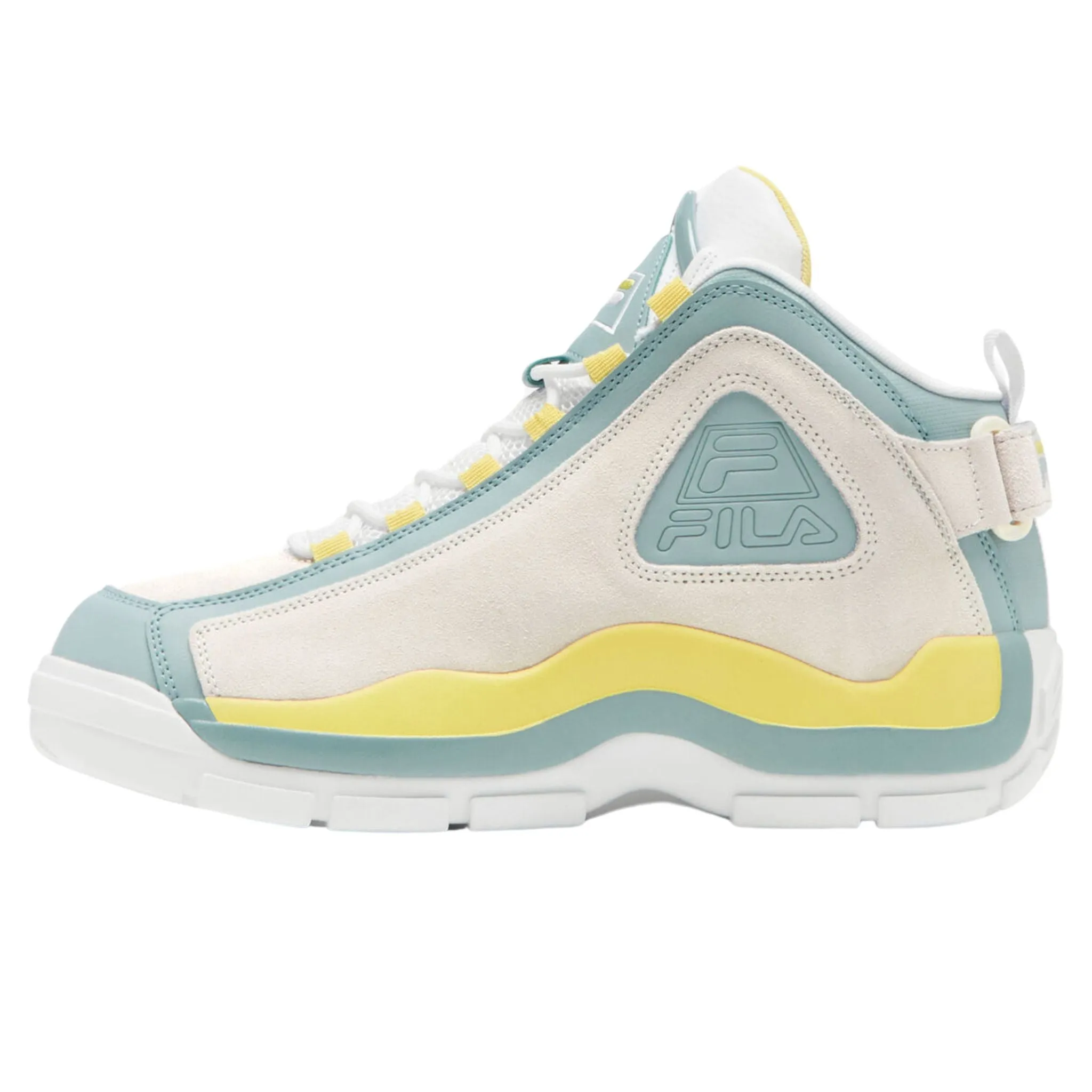 Fila Men's 1BM01881 101 Grant Hill 2 White Egret Gray Mist Basketball Shoes