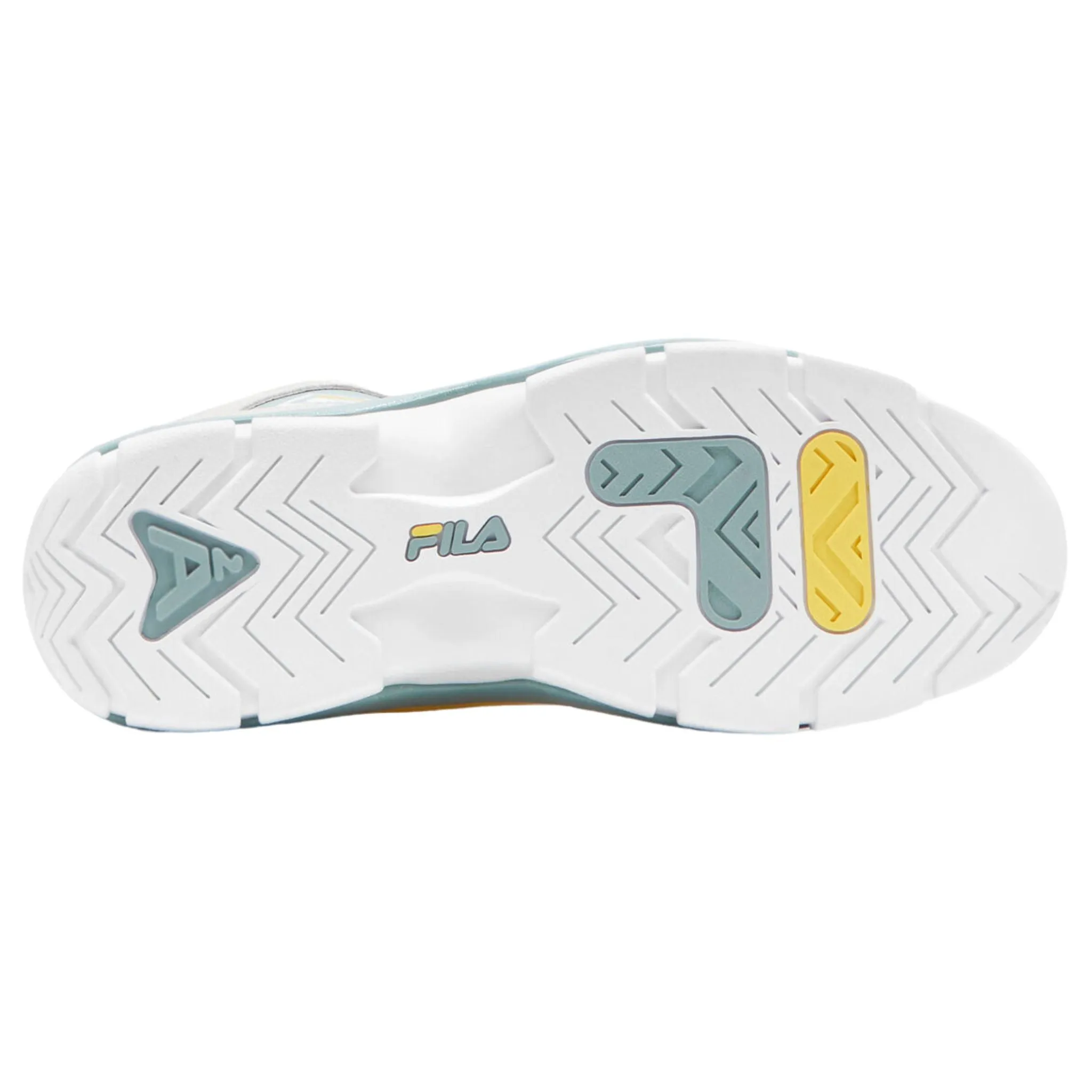 Fila Men's 1BM01881 101 Grant Hill 2 White Egret Gray Mist Basketball Shoes