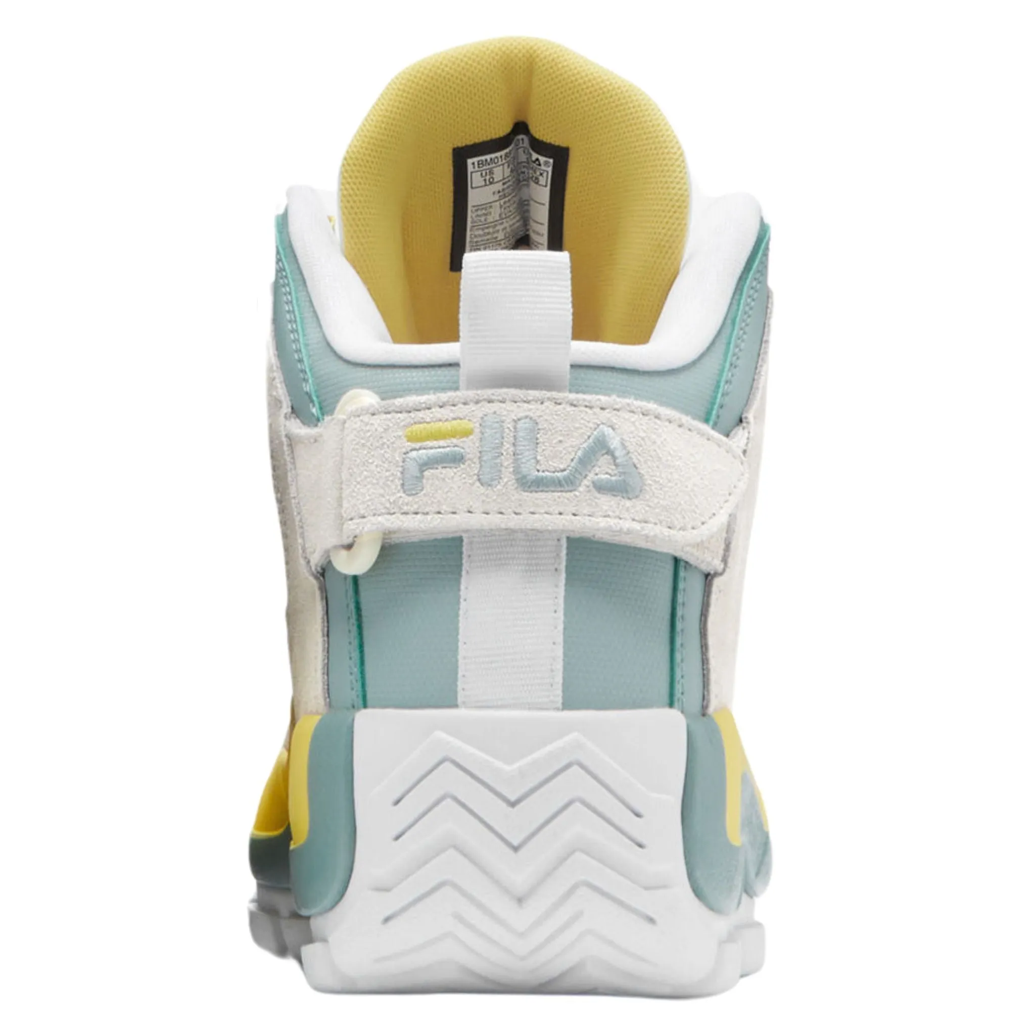 Fila Men's 1BM01881 101 Grant Hill 2 White Egret Gray Mist Basketball Shoes