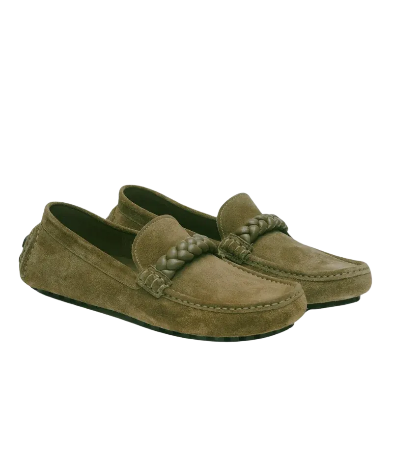 *FINAL SALE* Monza Suede in Dark Olive