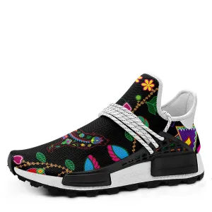 Floral Wolf Okaki Sneakers