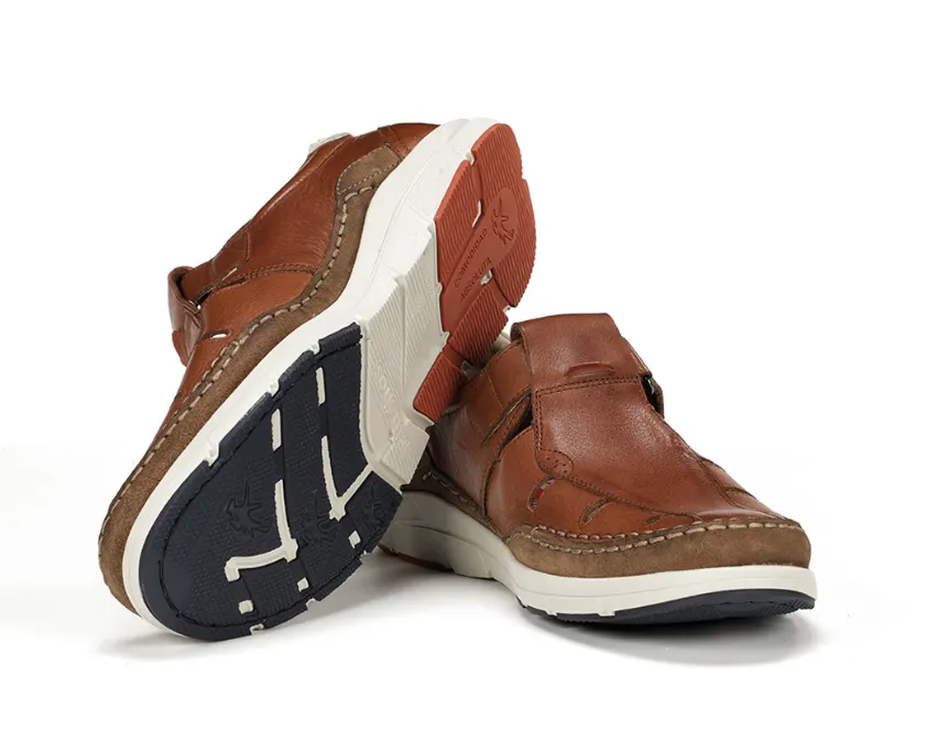 Fluchos Men's KAI F1987 Sandal Brown