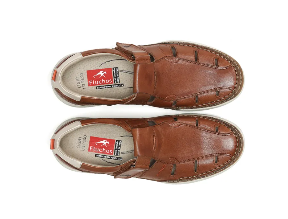 Fluchos Men's KAI F1987 Sandal Brown