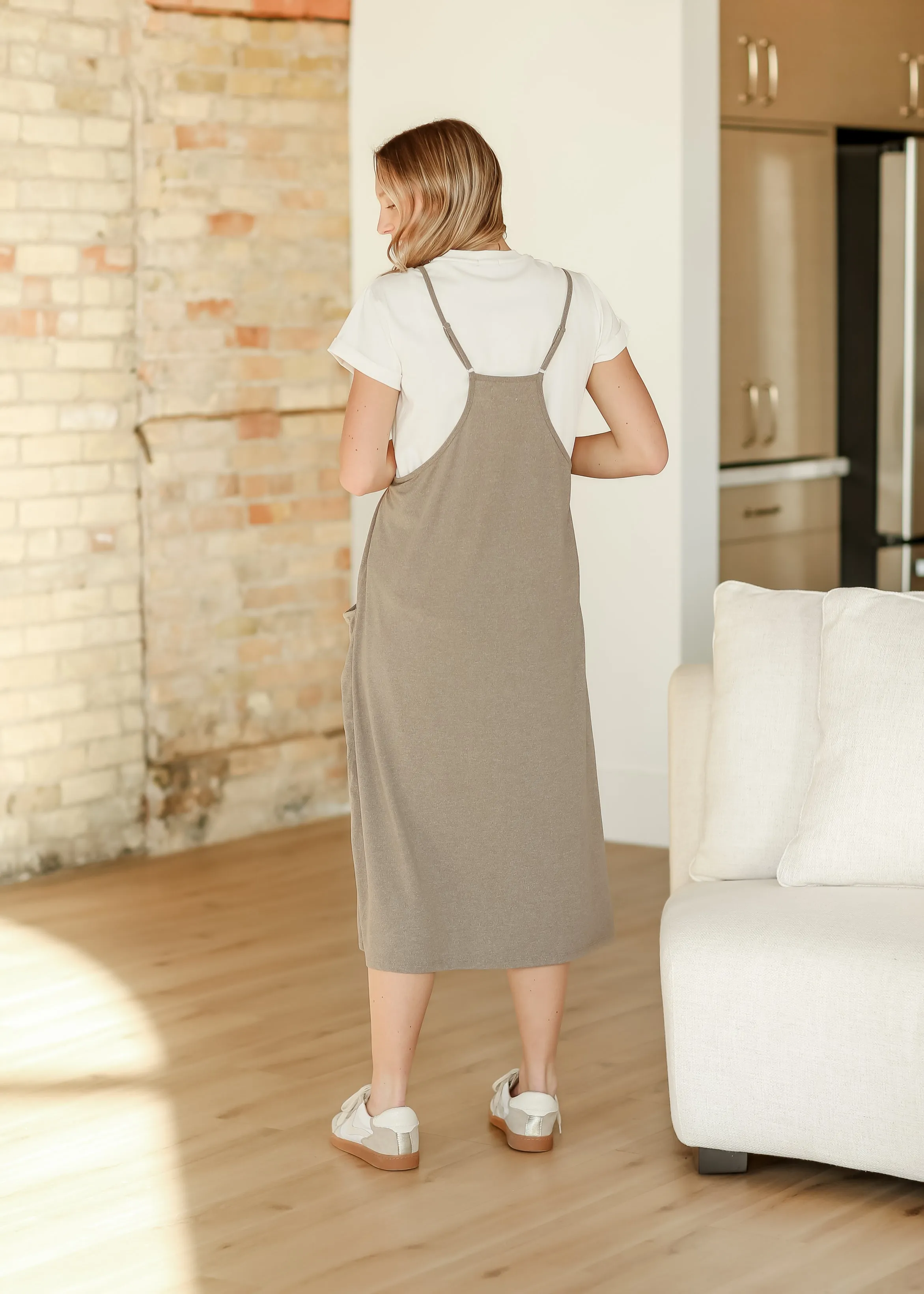 Lolo Racerback Lightweight Midi Dress