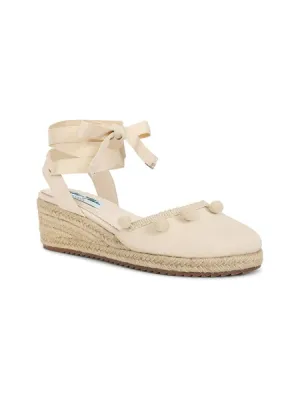 Lulu Hun Isabella Pom Pom Espadrilles In Beige