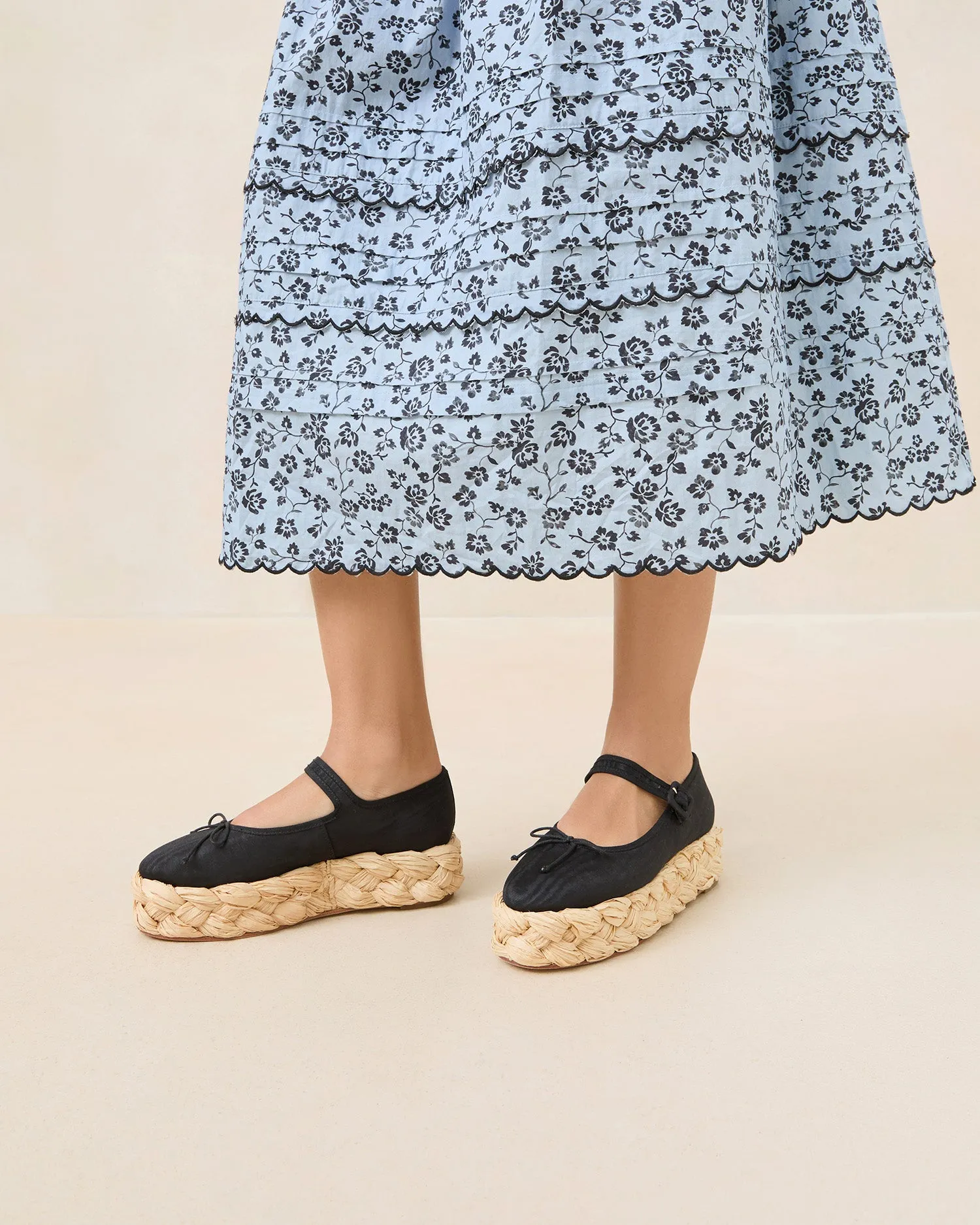 Marlowe Black Mary Jane Espadrille