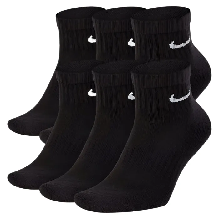 Nike Everyday Ankle Socks Black Pack of 3