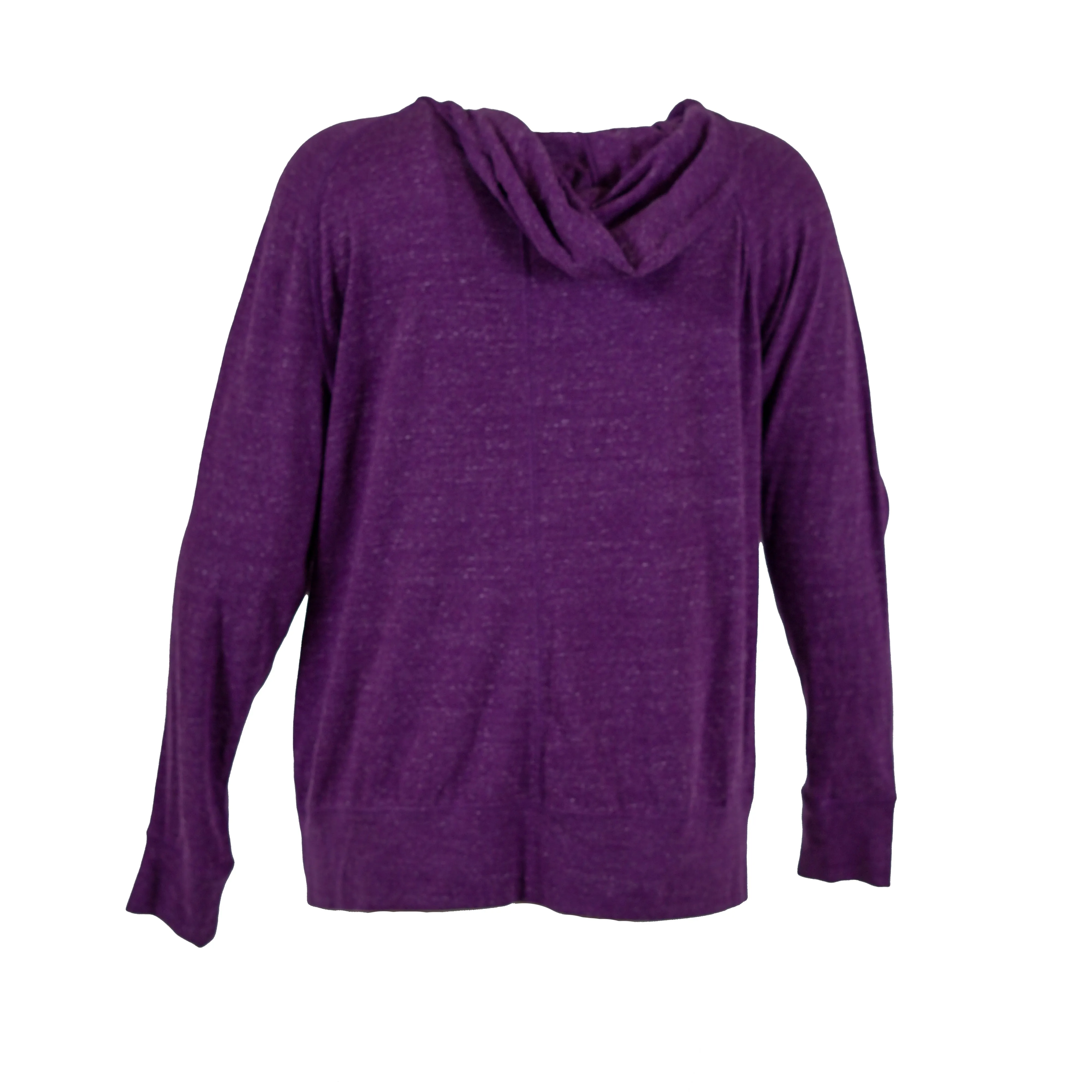 Nike Women's Plus Size Full Zip Gym Vintage Lightweight Hoodie Purple Size 1X