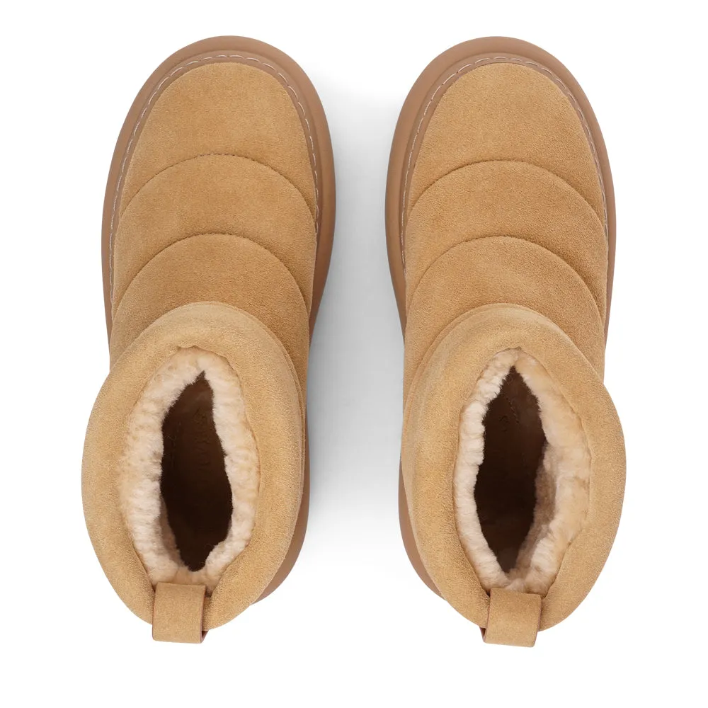 Osura - Soft Suede Boots with Shearling