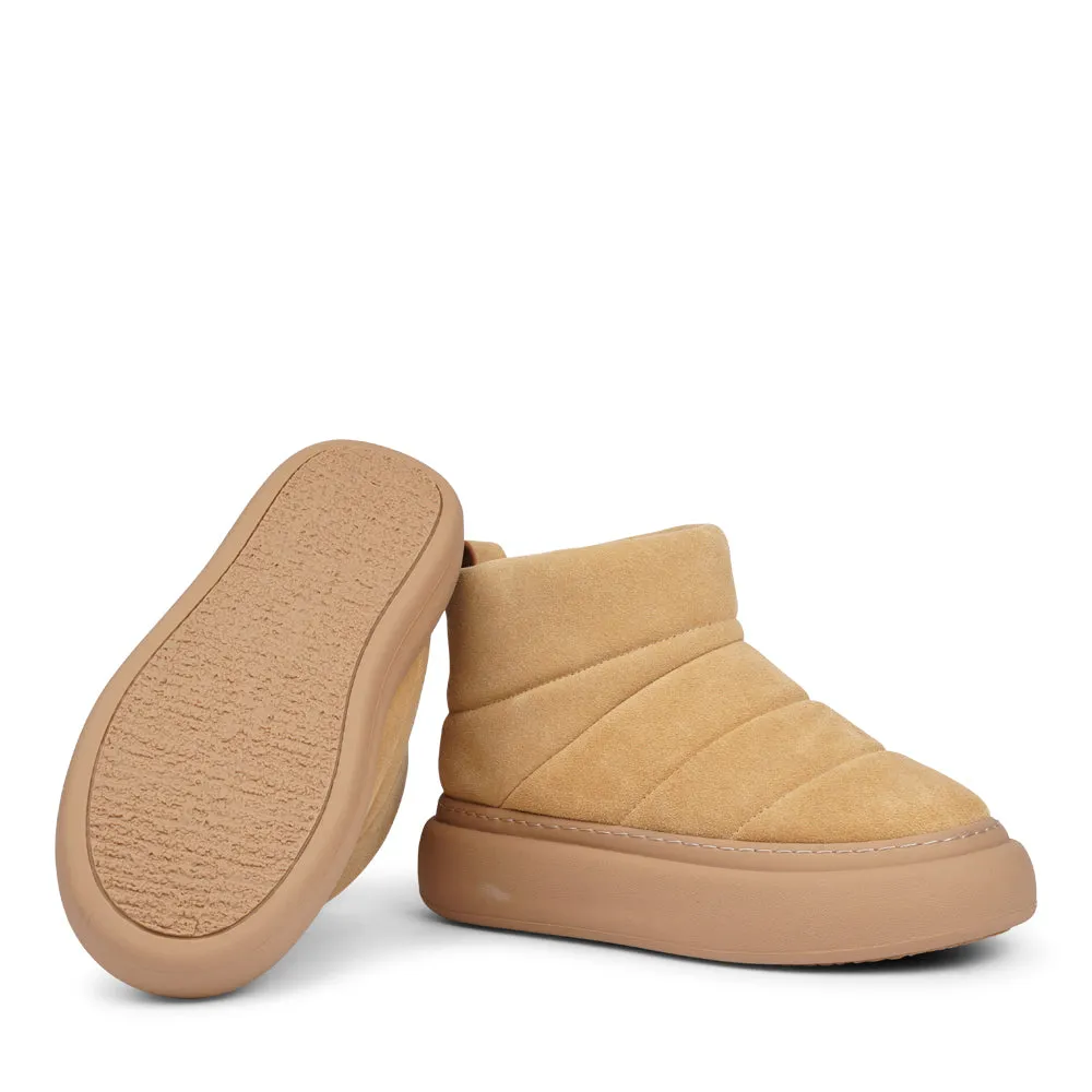 Osura - Soft Suede Boots with Shearling