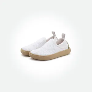 Poro Barefoot Sneakers - White On Beige