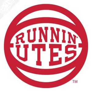 Retro Runnin' Utes Basketball Vinyl Decal