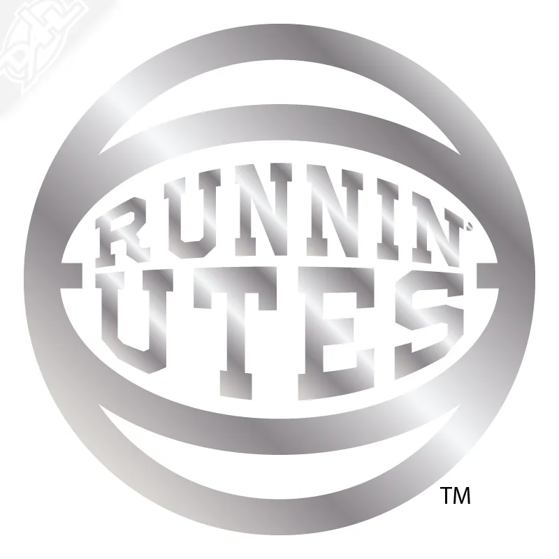 Retro Runnin' Utes Basketball Vinyl Decal