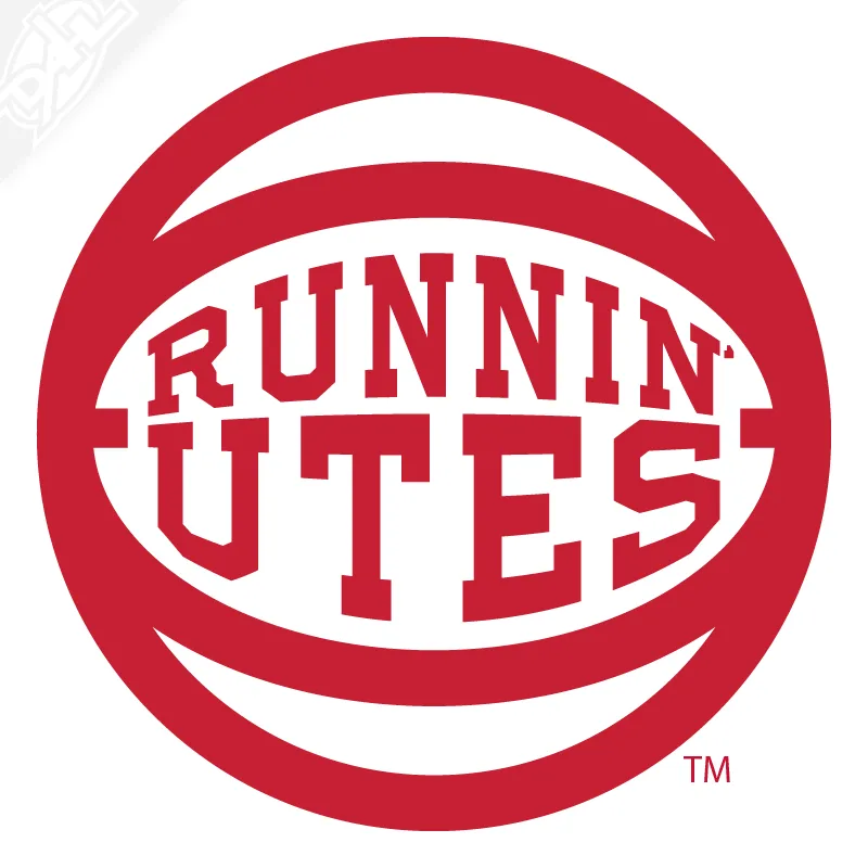 Retro Runnin' Utes Basketball Vinyl Decal