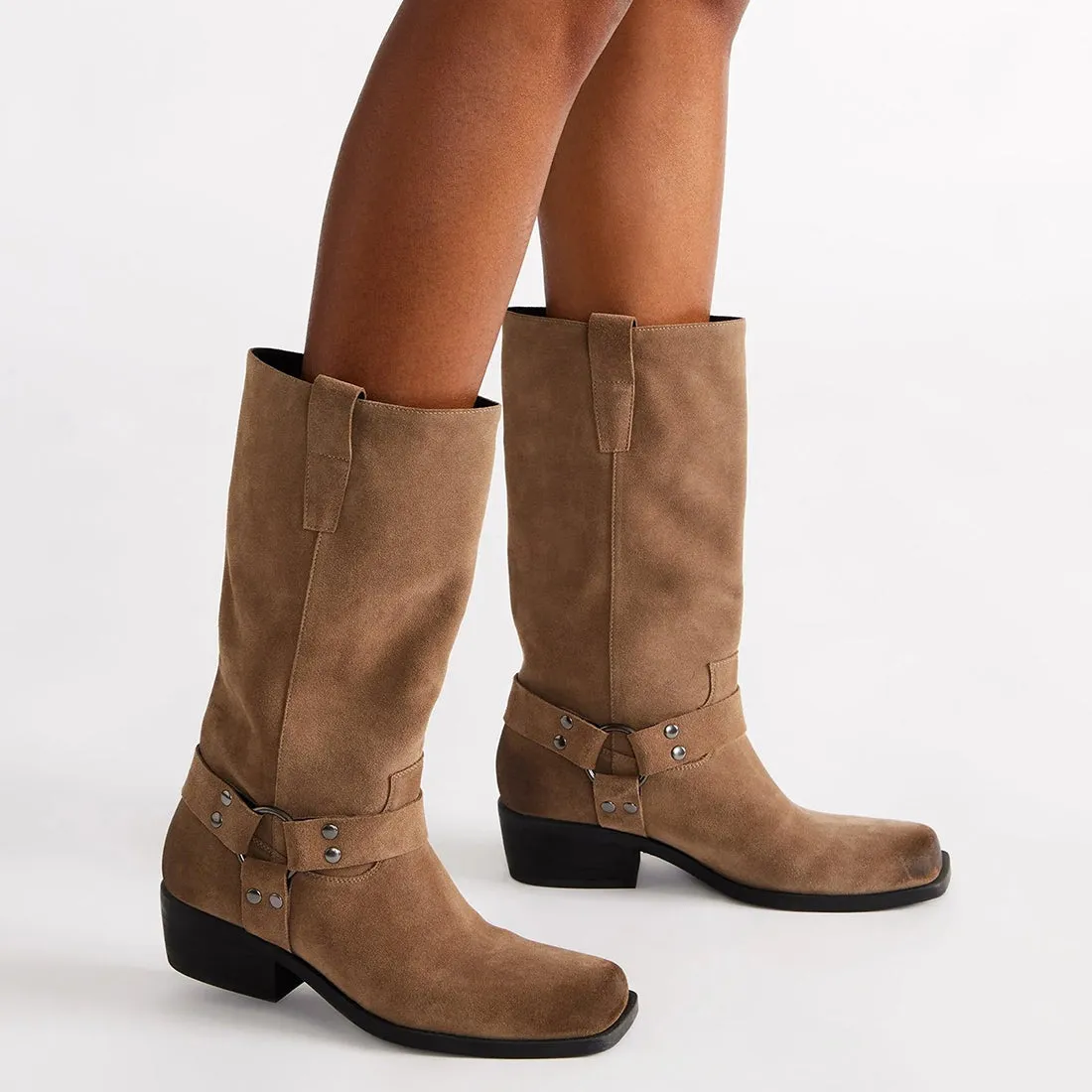 RUSKIN TAUPE SUEDE