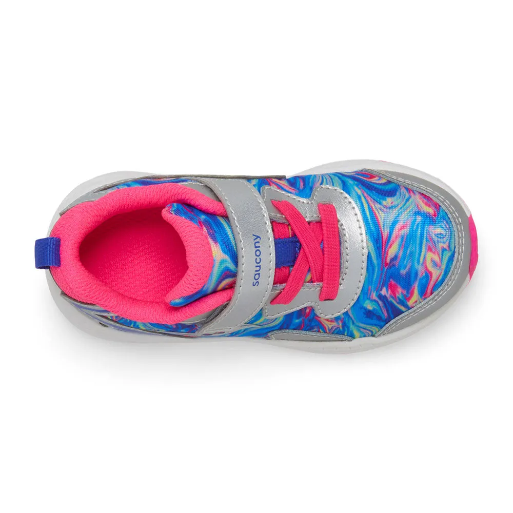 Saucony Flash AC 3.0 JR | GRY/PK/BL Toddler Kids Sneakers