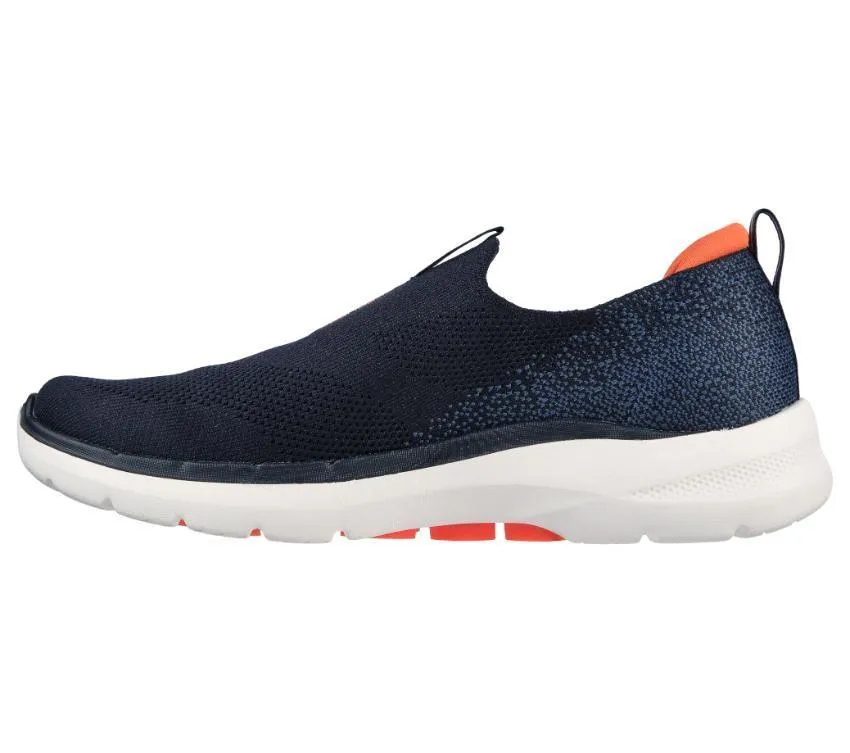 Skechers 216202 GO WALK 6 Sneaker - Navy Orange