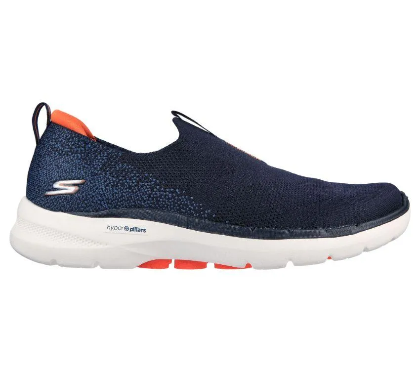 Skechers 216202 GO WALK 6 Sneaker - Navy Orange