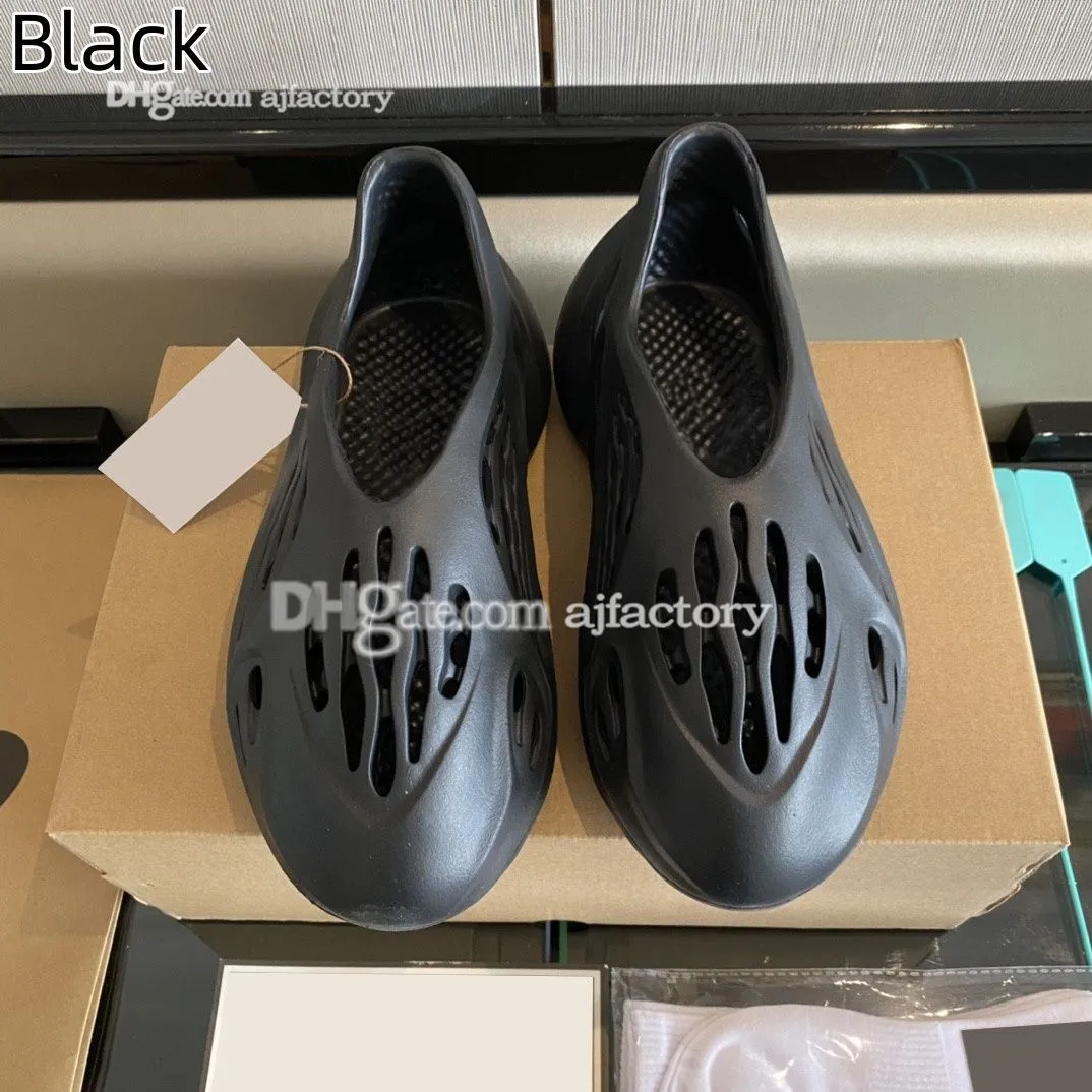Slippers EVA men woman Comfortable foam runners Sandals Glow Green Soot Onyx Black Bone Blue Resin Desert Sand Pure slides mens slide