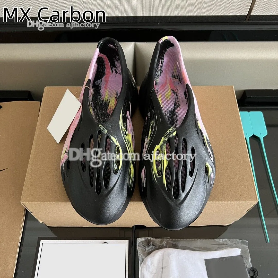 Slippers EVA men woman Comfortable foam runners Sandals Glow Green Soot Onyx Black Bone Blue Resin Desert Sand Pure slides mens slide