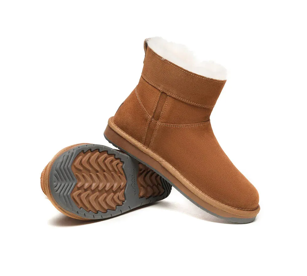 TARRAMARRA® Ankle Sheepskin Zipper Boots Women Malena
