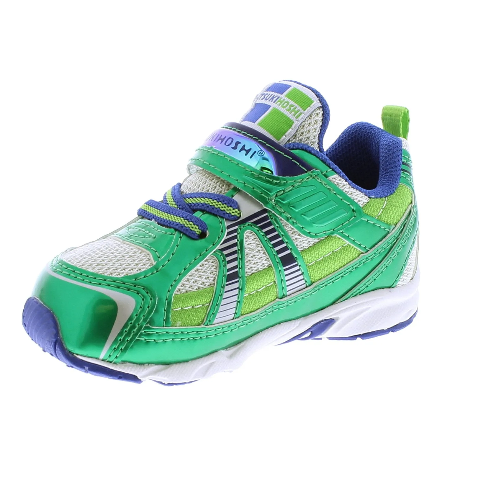 Tsukihoshi Storm | Green/Blue Baby Sneakers
