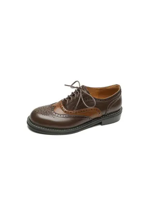 Two-tone Women's Vintage Oxford Shoes