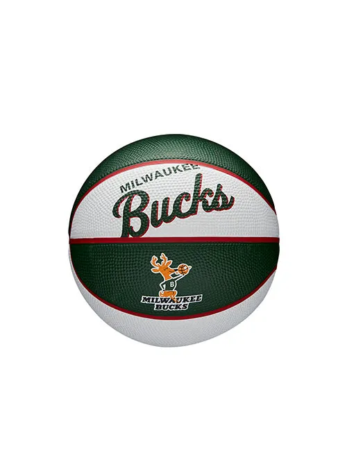 Wilson HWC Retro Milwaukee Bucks Mini Basketball