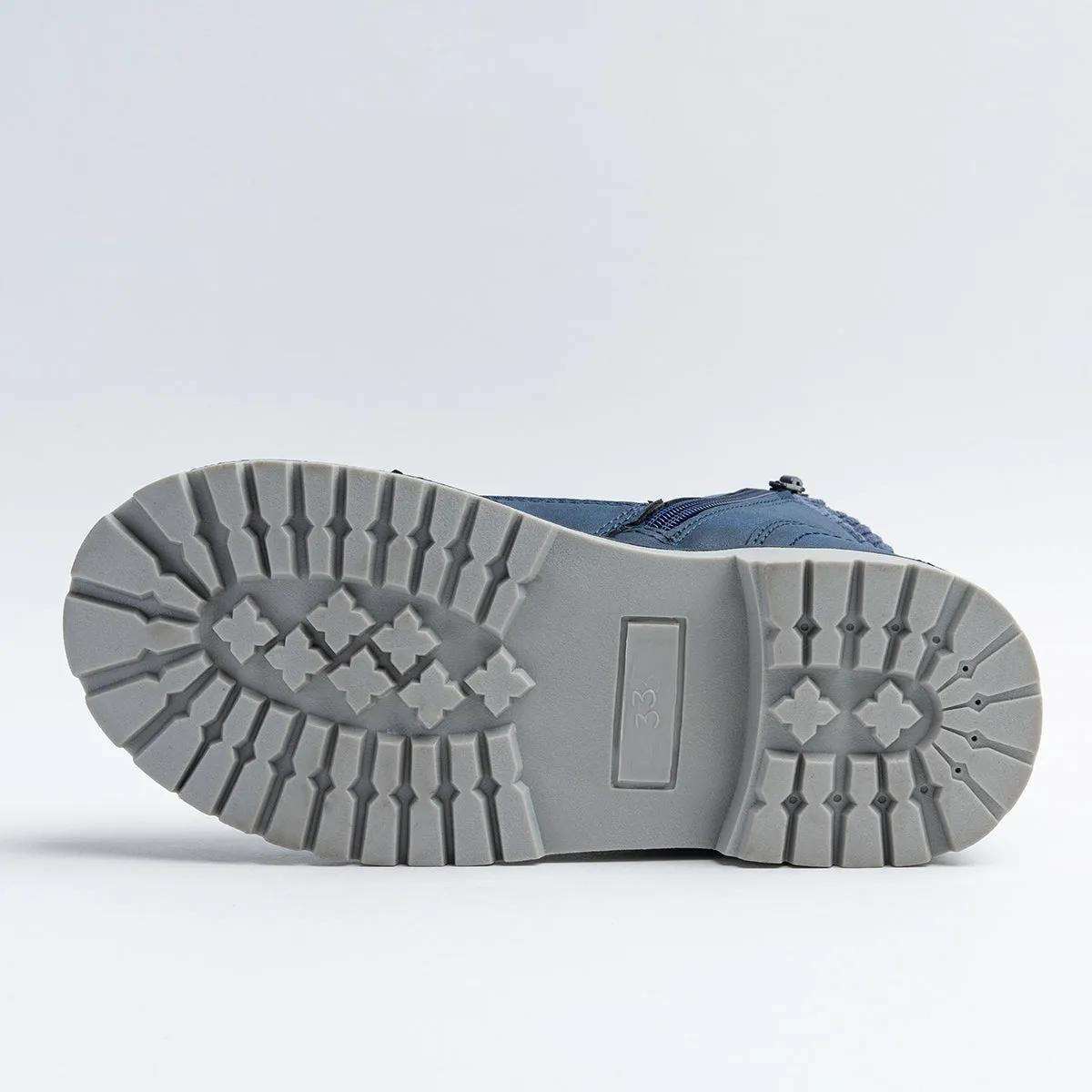 Wojtyłko Boys' Dark Blue Insulated Ankle Boots | 5Z21022-DB